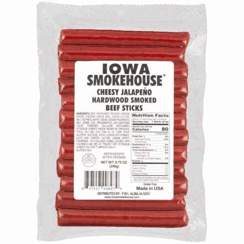 8.75 oz Beef Sticks Cheesy Jalapeño