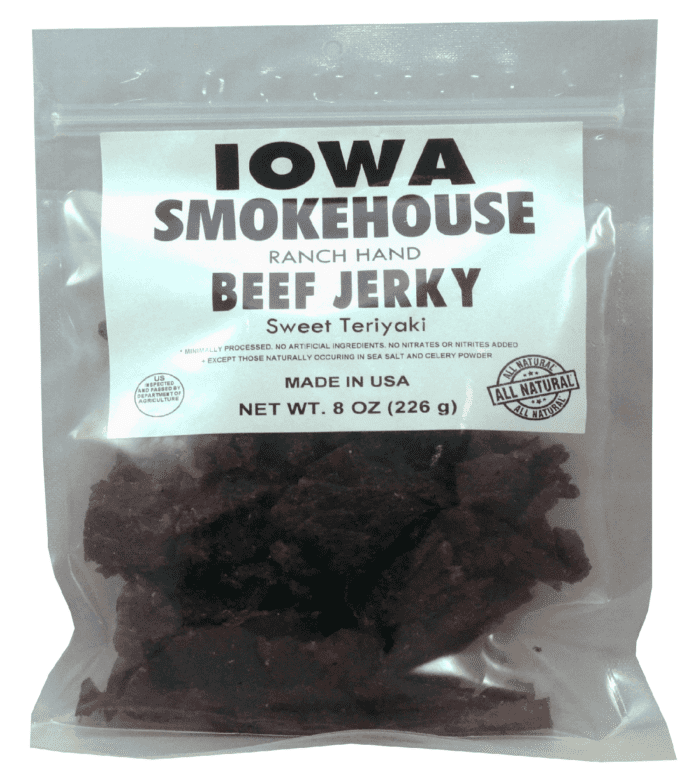IS Ranch Hand 8 oz Beef Jerky Sweet Teriyaki 1500x1700