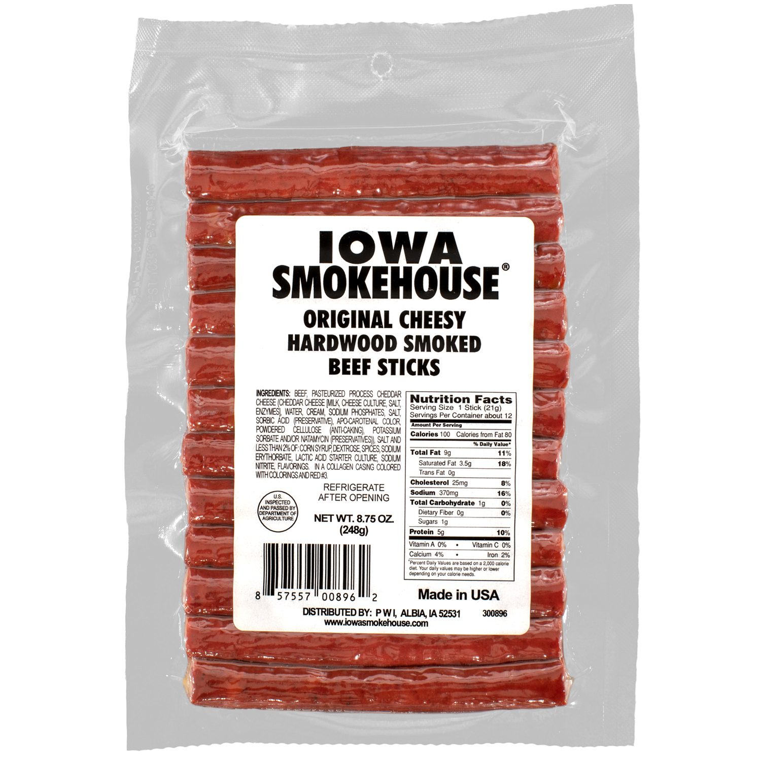 beef sticks nutrition information