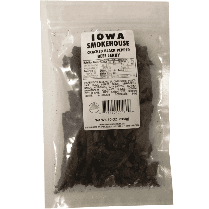 10 oz Beef Jerky Cracked Black Pepper