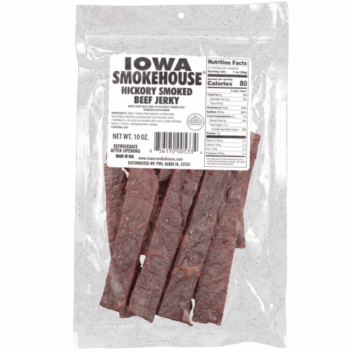 10 oz Beef Jerky Hickory Smoked