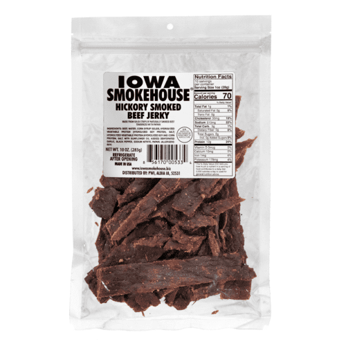 10 oz Beef Jerky Hickory Smoked