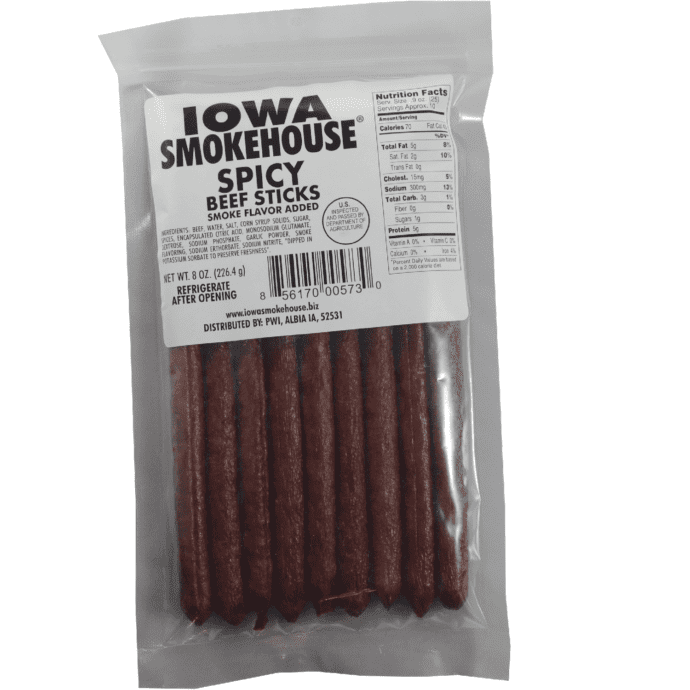 IS 8 oz Beef Sticks Spicy 1500x1500