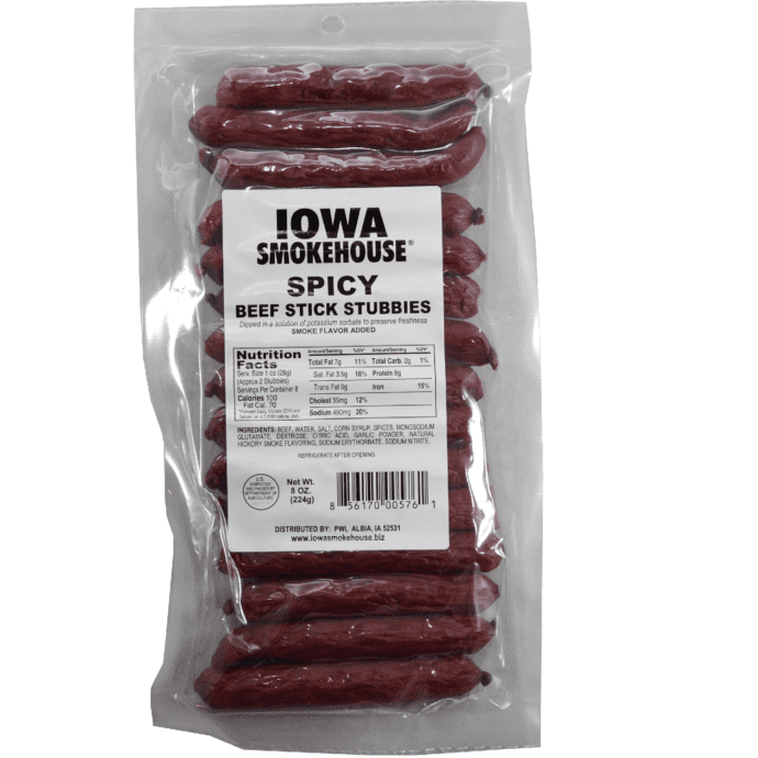 8 oz Beef Stick Stubbies Spicy