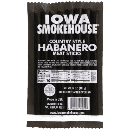 IS 16 oz Meat Sticks Habanero Front 1500x1500