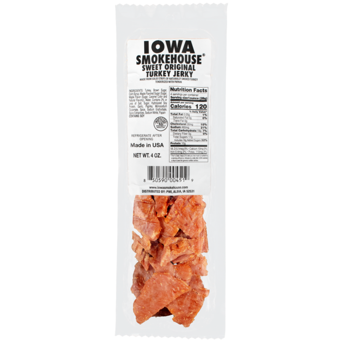 IS- 4 OZ Turkey Jerky Sweet Original Back Darker 1500x1500