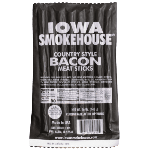 16oz Country Style Bacon Meat Sticks Film