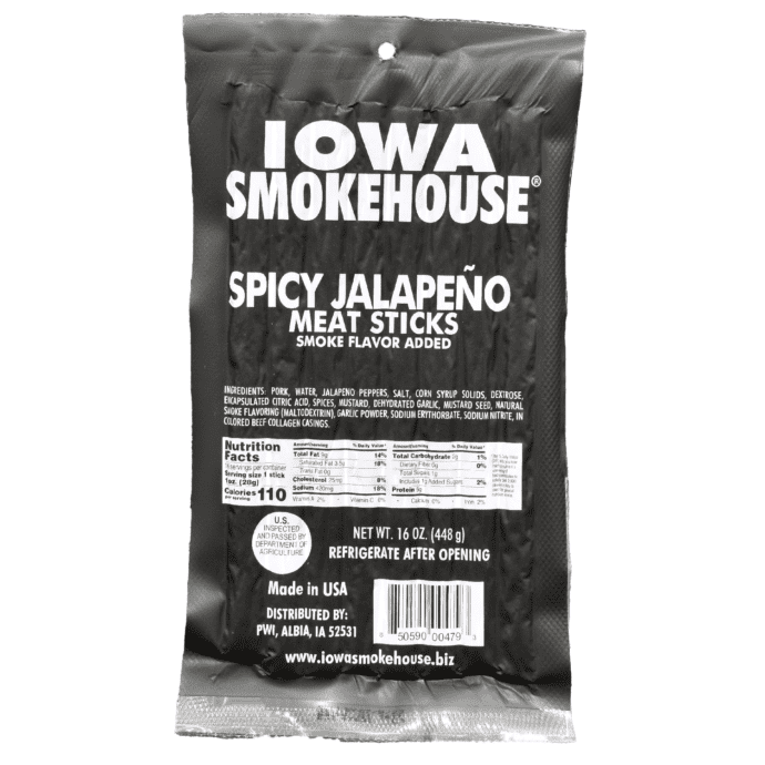 IS 16 oz Meat Sticks Spicy Jalapeno hi-res film front 1500x1500