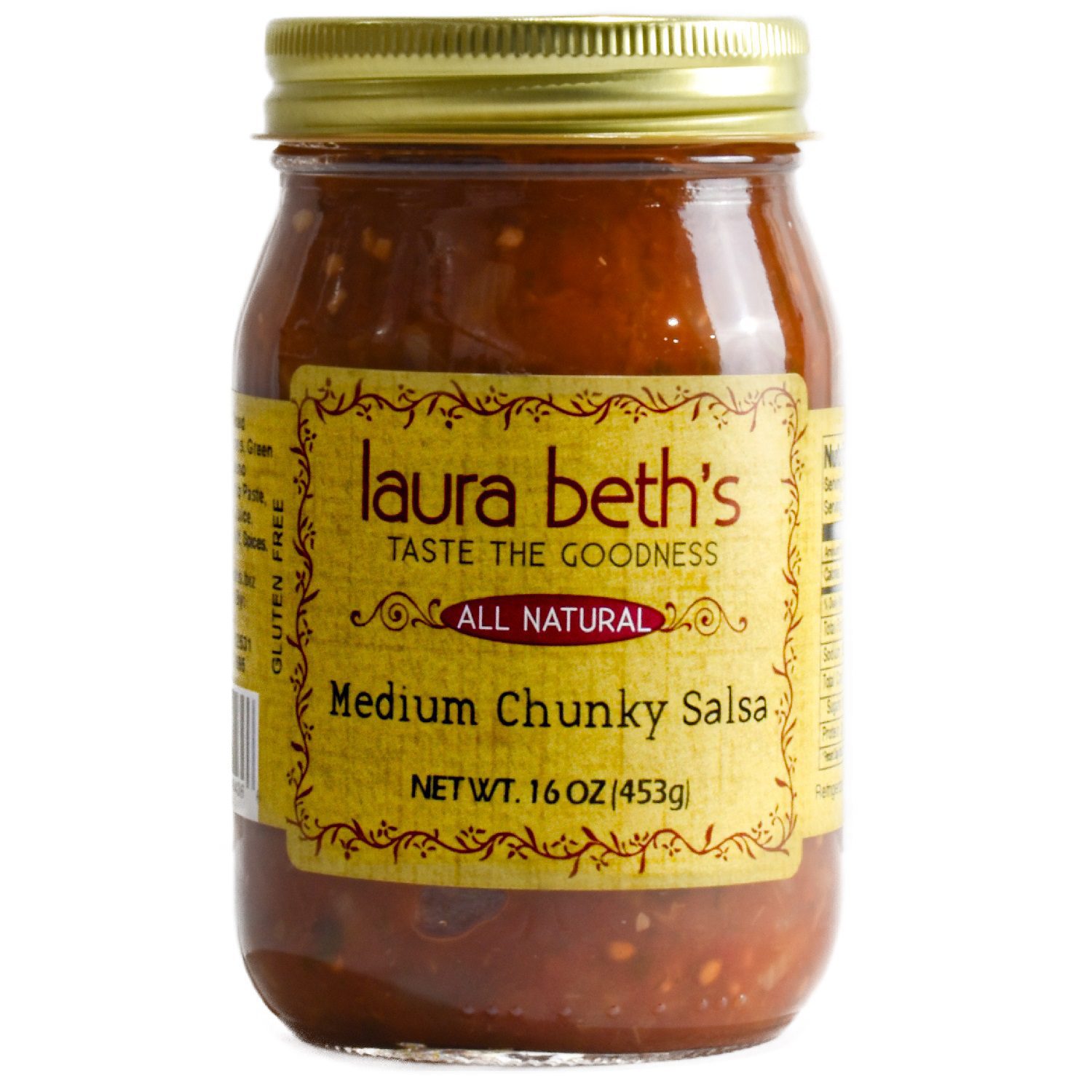 Laura Beth's Medium Chunky Salsa - 16 oz