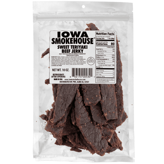 IS 10 oz Beef Jerky Sweet Teriyaki new Front 1500x1500