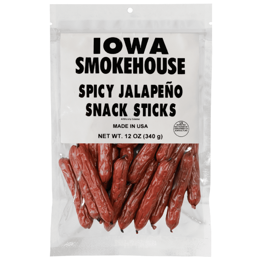 12 oz Snack Sticks Spicy Jalapeno IOWA SMOKEHOUSE