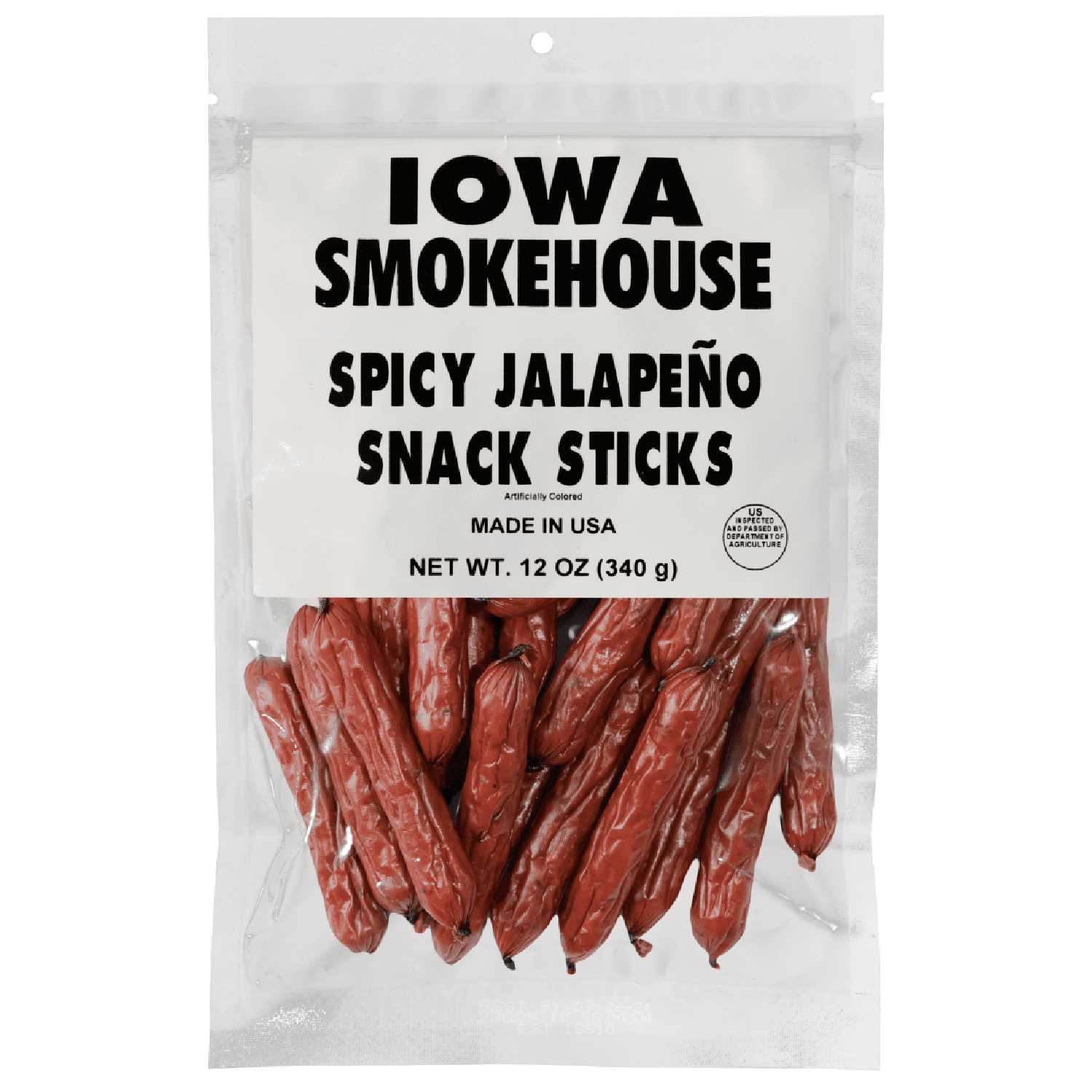 12 oz Snack Sticks Spicy Jalapeno - Iowa Smokehouse