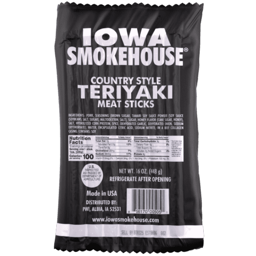 16 oz Country Style Meat Sticks Teriyaki