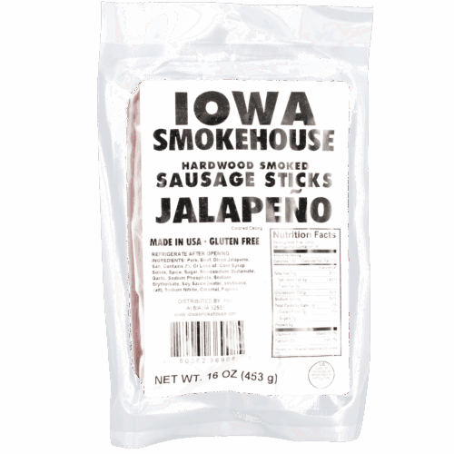 16 oz Sausage Sticks Jalapeno