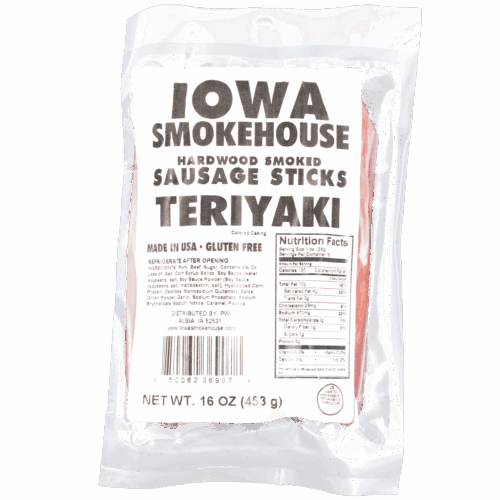 16 oz Sausage Sticks Teriyaki
