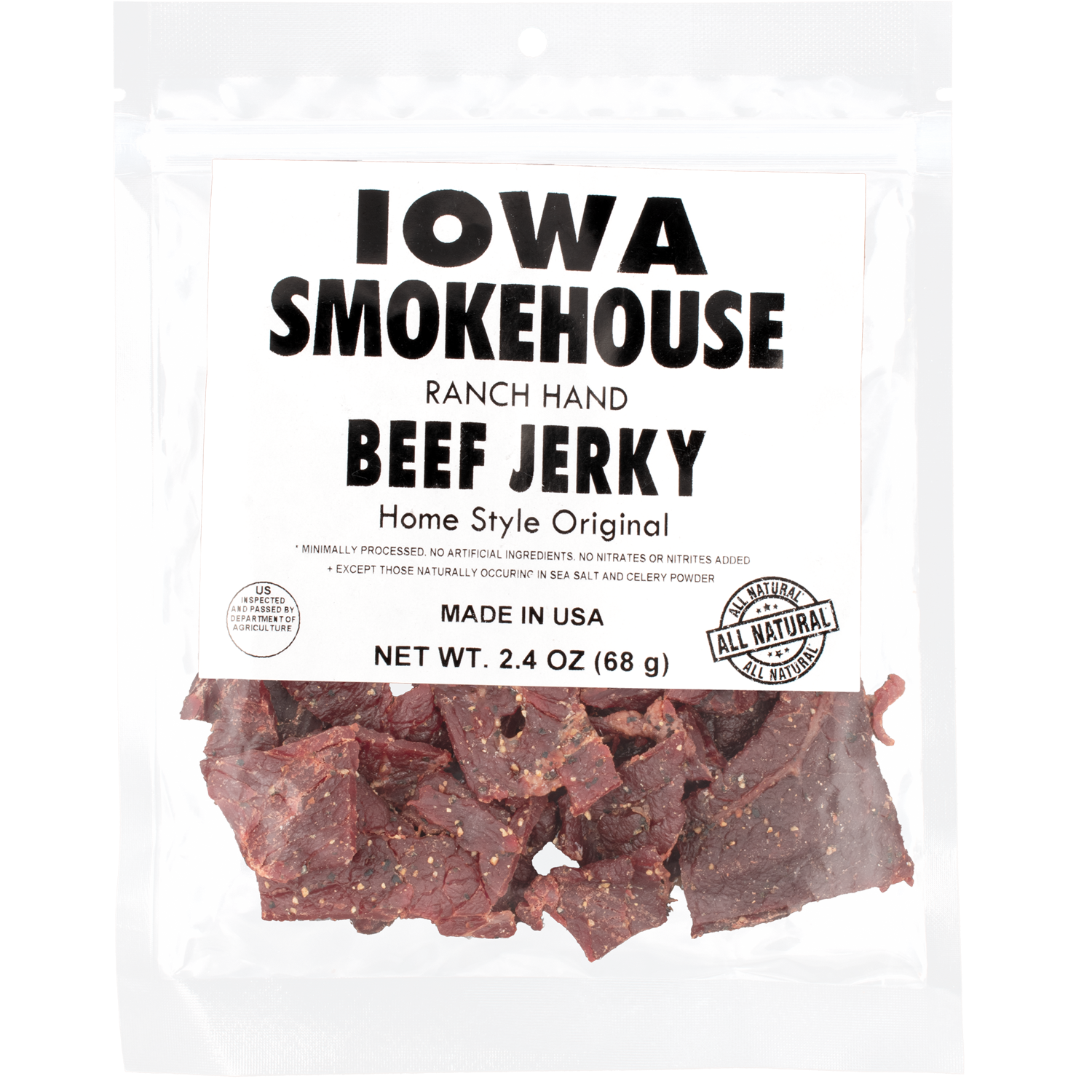 Ranch Hand 2.4 oz Beef Jerky Home Style Original