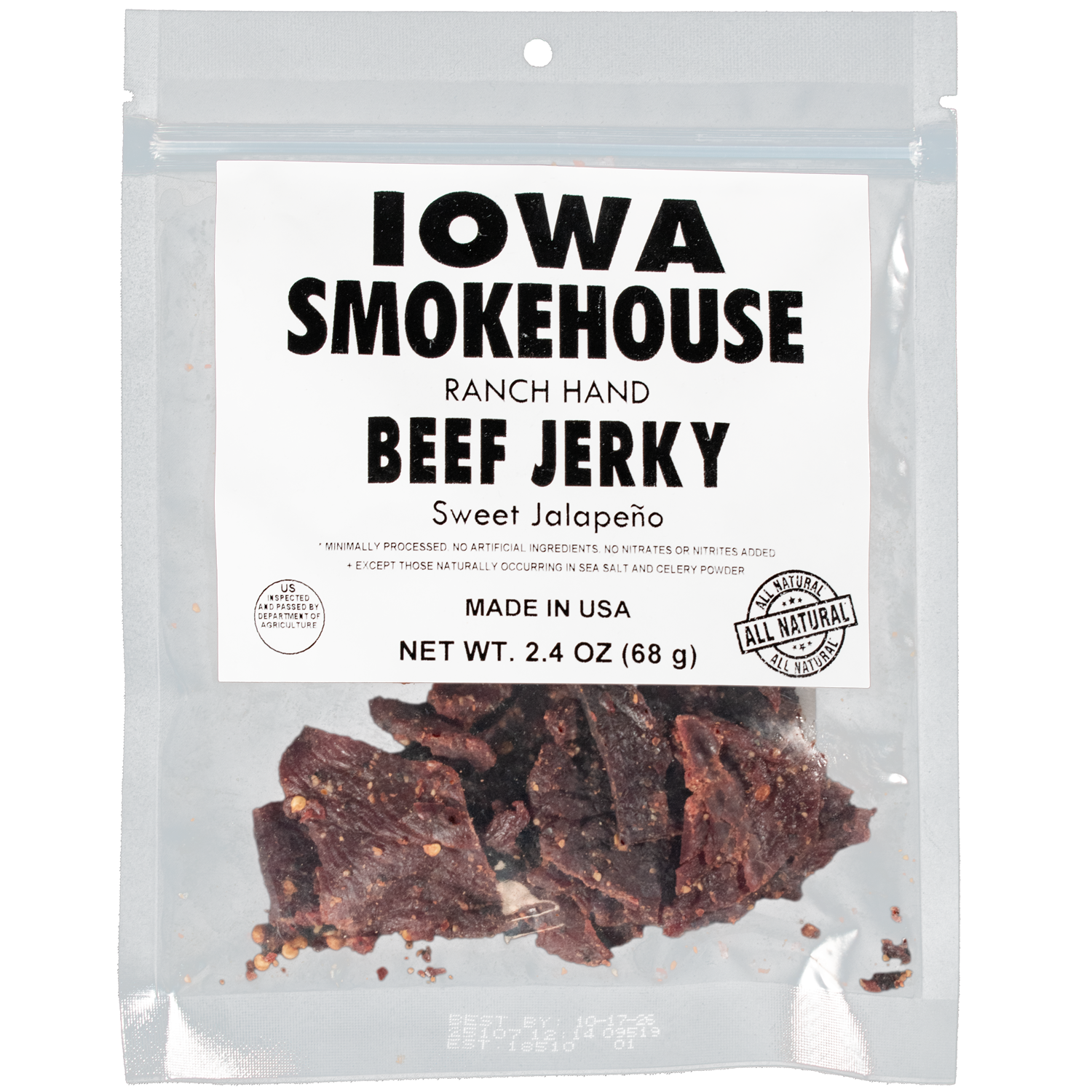 Ranch Hand 2.4 oz Beef Jerky Sweet Jalapeno